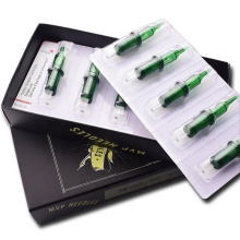 YaBa Supplier Newest Membrane System MVP Green Tattoo Needle Disposable Cartridges